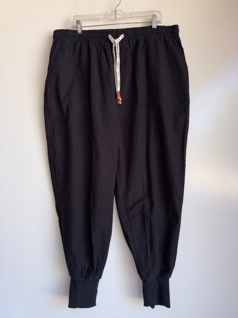 Kidoriman Gelyu Harem Pants Mens 3XL Black Cotton Jogger Streetwear